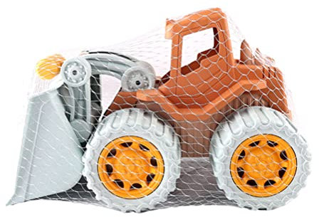 TBEONE Kinder Engineering Auto Spielzeug, ikonisches Baukipper Fahrzeuge Strand Bulldozer Truck Spielzeug, Sandspielzeug Schneebagger Spielzeug