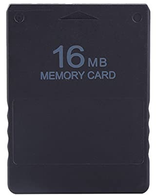 Carte Mémoire Pour PS2, 8M-256M Jeu De Carte Mémoire Carte Mémoire Accessoires De Jeux Haute Vitesse Pour Enregistrer des Jeux Et des Informations Pour Sony Playstation 2 PS2.(16M)