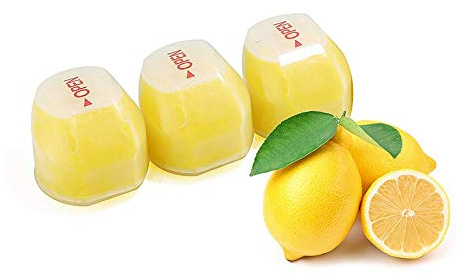 Vitamin C Shower Filter Refill Shower Head Filter Fluoride for Soften | Hard Water Lemon Vitamin C Filter Set Powerful Remove Chlorine Flouride Calcium, Softens Hard Water, 3Pack