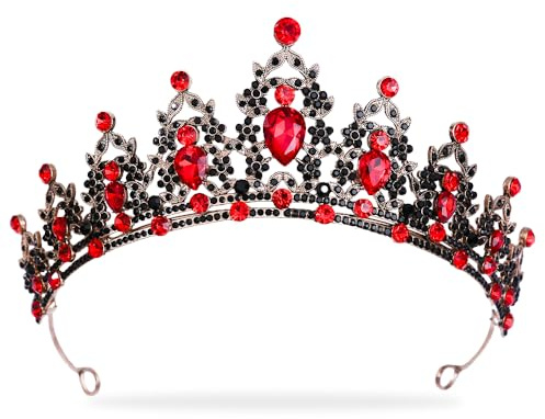 Mädchen Kristall Tiara Hochzeit Braut Frauen Prinzessin Stirnband Krone Haarschmuck für Geburtstag Party Festzug Abschlussball Königin Kostüm Bühnenauftritte