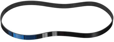 QUARKZMAN Courroie Striée 6PK1200, 1200mm x 21mm x 5mm, EPDM, Multi-Côtes, Pour Tondeuse, Perceuse, Scie, Compresseur, Pompe