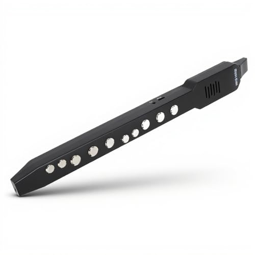 Digital Wind Instrument,HiFi Speaker MIDI Connection Electronic Wind Instrument,Multifunctional Buttons Electric Wind Instrument,with 12 Accompaniments (Black)
