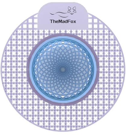 TheMadFox Urinal Screen Deodorizer (12 Pack),Urinal Deodorizer with Non-Para Block Long-Lasting Fragrance,Anti-Splash Urinal Screen with Urinal Cakes for Men Toilet Bathroom Airport Office Mall Hotel