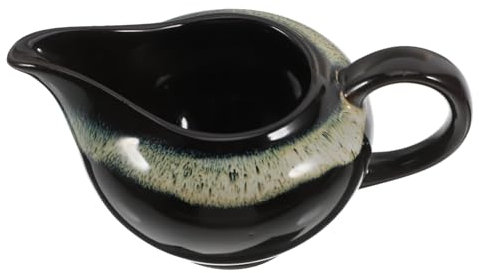 FONDOTIN Ciotola Per Salsa in Con Beccuccio Dispenser Per e Condimenti Design Per Cucina e Casa Resistente Al Calore e Facile Da