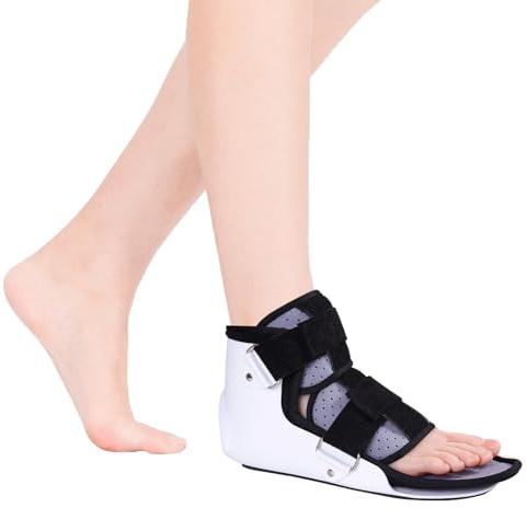 Walking Boot for Broken Toe Injuries, Sprained Ankles, Metatarsal Stress, Post-Op Support Right Foot Fracture Shoe Fits Men and Women, Stable Ankle Joints Postoperative Recovery Pain Relief