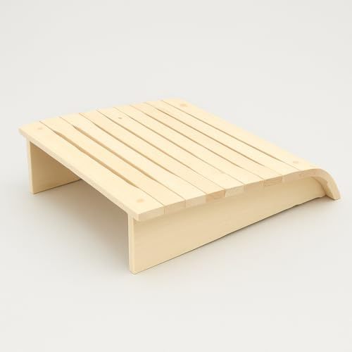 Kopfstütze Sauna Kopfkissen Nackenstütze Fichtenholz 35x40cm Saunakopfstütze Rückenlehne Rückenstütze Saunazubehör Nackenstütze Beinauflage