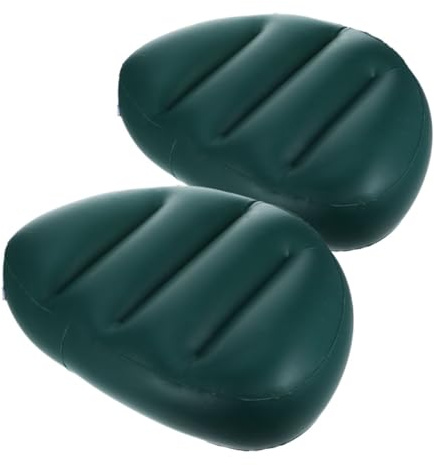 TOYANDONA 2 pièces Coussin de Siège Gonflable Épais PVC pour Bateau Dossier Intégré Confortable et Pliable Lot pour Plein Air et Kayak