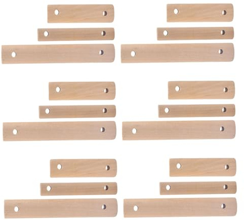 ibasenice 30stücke Holzdübel Für Vogelkäfigleitern DIY-sitzstangen Aus Naturholz Bastelstäbe Ersatzleitersprossen Für Nymphensittiche Finken Und Wellensittiche