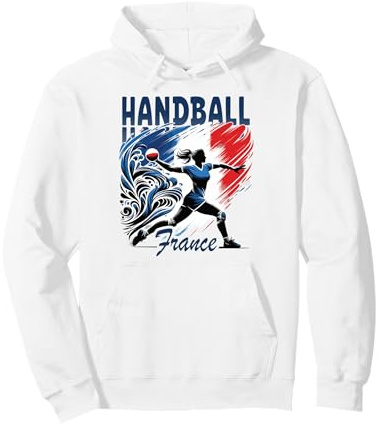 Handballeuse Supporter Français Coq Passion Handball Féminin Sweat à Capuche