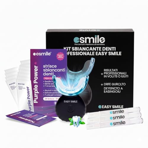 ESMILE: Kit de blanchiment dentaire + 42 bandes violettes