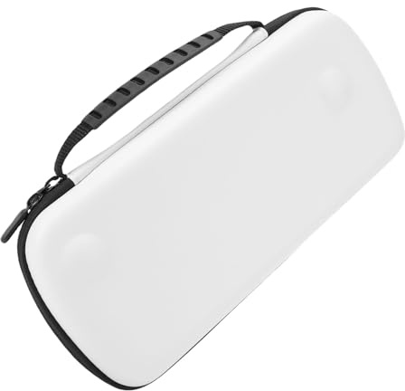 Fabater Custodia Rigida per ROG Ally X, Custodia Portatile da Viaggio per Console di Gioco Portatile da 7 Pollici con Grande capacità, Borsa Protettiva Antiurto per Console (WHITE)