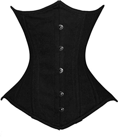 luvsecretlingerie Heavy Duty 26 Double Steel Boned Waist Training Cotton Underbust Shaper Wider Hips Corset #450-C2