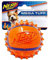 Nerf Dog Hundespielzeug TPR Spike Ball, Hundespielball, aus thermoplatischenmGummi, 6,3cm, blau/orange