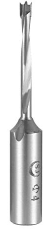 sourcing map Brad Point Drill Bits for Wood 4mm x 68mm Right Turning Carbide for Woodworking Carpentry Drilling Tool