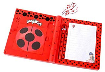 Bandai – Miraculous Ladybug – Interaktives Tagebuch – spricht Französisch – Rollenspiel – 82958