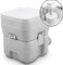 Bituxx Tragbare Campingtoilette Reise WC mobile Chemietoilette Campingklo 20L mit Kolbenpumpe und Doppelspühlung