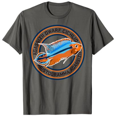 Agassizi Cichlidé Nain Poissons d'aquarium Aquariste T-Shirt