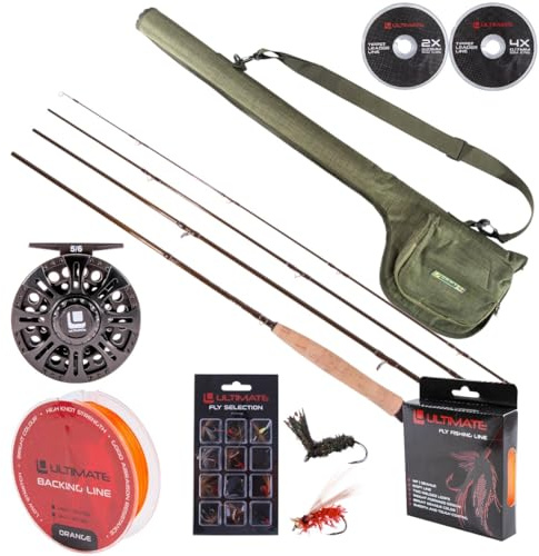 Set De Pêche À La Mouche Ultimate Drifter Fly Combo - Ensemble Mouche