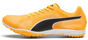 Puma Unisex Adults Evospeed Haraka 8 Unisex Track and Field Shoe, Sun Stream-Puma Black-Puma White, 41 EU