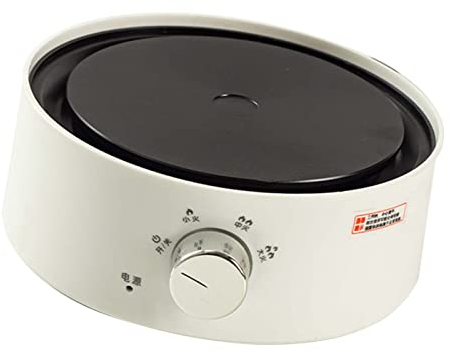 LeGDOr Mini cuisinière électrique, Chauffage Infrarouge lointain sûr, Plaque chauffante de comptoir, Chauffage Uniforme, Chauffage Vertical à 360 degrés pour Le thé (Blanc)
