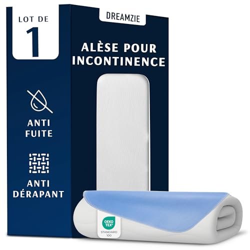 Dreamzie Protector Colchon Impermeable e Absorbente - 50 x 70 cm- Funda Colchon Lavable para Incontinencia