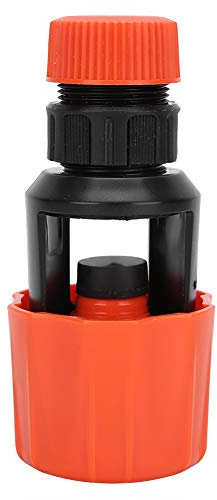 Connecteur Universel de Tuyau, Tuyau d'arrosage L Robinet Tuyau d'arrosage Connecteur de Tuyau de Cuisine Adaptateur de Robinet d'arrosage Outil d'irrigation (ORANGE)