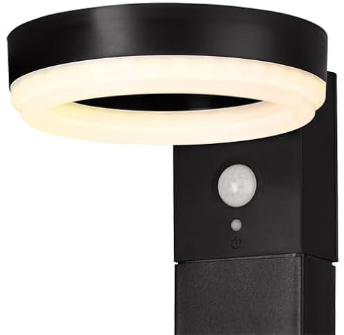 4lite Antheia Solar Outdoor Path Light (Anthracite) 380lm Motion Sensored IP54 Rated Exterior Ground Lamp - 4L2/6011-4Yr Guarantee