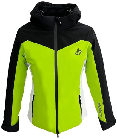 Dubin Sport Faloria Damen Skijacke 20K Grün Code FALORIA-435910, Limette/Schwarz, 34