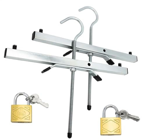 Ladder Roof Rack Clamps - Roof Rack Ladder Holder | Secure Roof Ladder Clamps, Ladder Car Roof Rack Clamps, Ladder Car Roof Clamps, Ladder Accessory Lock, Ladder Roof Rack Grips for Car, Home