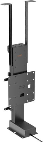 my wall TV Lift HP66L– Steuerung per Fernbedienung, Tuya-App & Sprachbefehl (Alexa/Google), für 17-32 (43-81 cm), Möbel- & Deckenmontage, bis 45 kg
