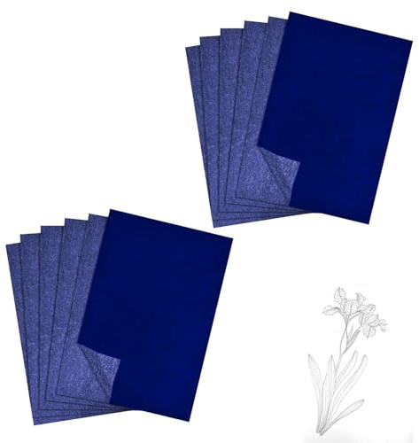 50 Blatt Transferpapier,Pauspapier A4,Kohlepapier A4,Durchschlagpapier zum Nachzeichnen von Zeichnungen auf Holzprojekten,Abpauspapier,Kohlepapier zum Nachzeichnen,Graphitpapier,Pauschpapier