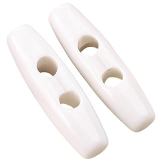 WANYI 20 Stück Knöpfe Knebelknöpfe aus Acryl Hornknöpfe 39mm+31mm Große Knebelknöpfe Doppelloch Oval Mantellknöpfe Olivenförmige Knöpfe für Strickjacke, Mantel, Jacke Nähen, DIY Handwerk(Weiß)