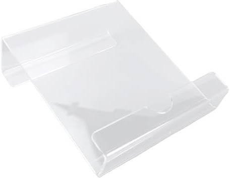 Keenso Tabletthållare för Löpband, Lässtativ för Löpband Akryl Inga Verktyg Behövs för Trappmaskin för Gymmotionscykel med Enkel Installation (Transparent)