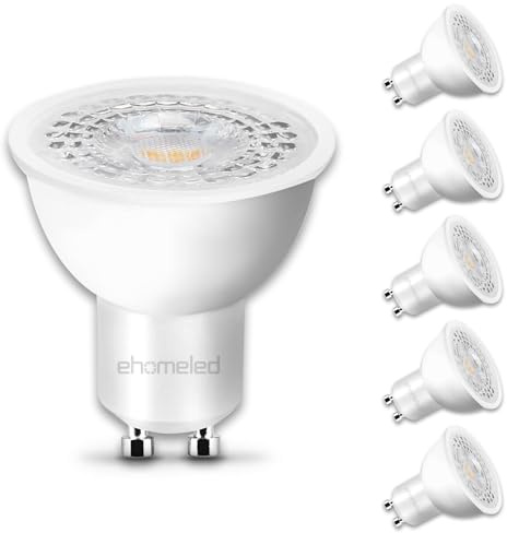 GU10 LED Warmweiss 7W Lampe, ersetzt 60W 560LM 3000K Warmweiß Leuchtmittel | Nicht Dimmbar Glühbirne GU10, 38°Abstrahlwinkel Reflektorlampe, Energiesparendes für Wohnzimmer, Küche, Schlafzimmer, 6 Stück