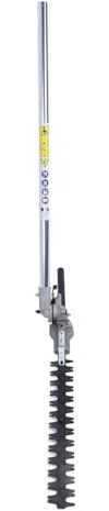 Cabezal para podadora de setos, accesorio multifuncional y ajustable para podadora de setos con pértiga extensible, ideal para cortar césped y realizar podas a gran altura, (26*ñame)