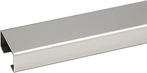 Cubierta de Cable de Metal for lámpara montada en la Pared TV, ocultador de Cable Decorativo de Acero Inoxidable, ocultador de Cable Antiguo Autoadhesivo pequeño/Grande(Sliver,1.2X0.6 in/30X15mm)