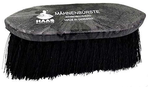 Haas Mini-Mähnenbürste Black 8cm Borste Größe/Farbe 180x53 / schwarz