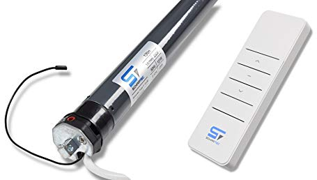 SCHARTEC Funk-Rolladenmotor inkl. Rolladen Fernbedienung - Rohrmotor, Funk Rolladenschalter - Rolladensteuerung 40 & 60 mm Welle Rolladenantrieb Funkfernbedienung (Tube F 13-40 mit Fernbedienung)