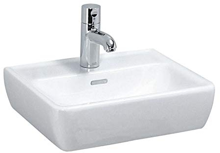 LAUFEN PRO A Handwaschbecken, 1 Hahnloch, mit Überlauf, 450x340mm, H8119510181041, Farbe: bahamabeige