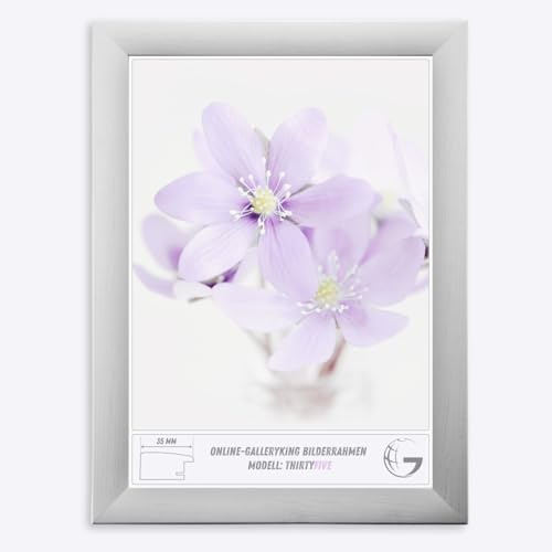 Online-GalleryKing Marco de fotos de madera 97 x 68 cm en abeto blanco | foto | póster | rompecabezas | galería | marco