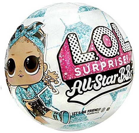 L.O.L. Surprise! All Star BBs in PDQ Sammelpuppen - mit 8 Überraschungen inkl. Puppe, Outfit, Accessoires und mehr - Geschenk für Jungen und Mädchen ab 4 Jahren