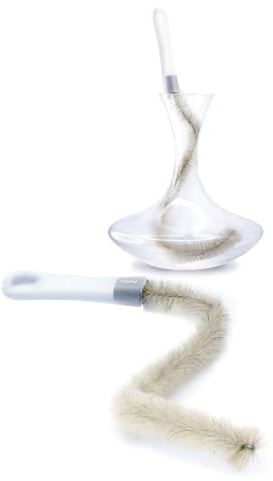 Pulltex Decanter Cleaner-Flexible Cleaning Brush, Multi-Coloured, vino