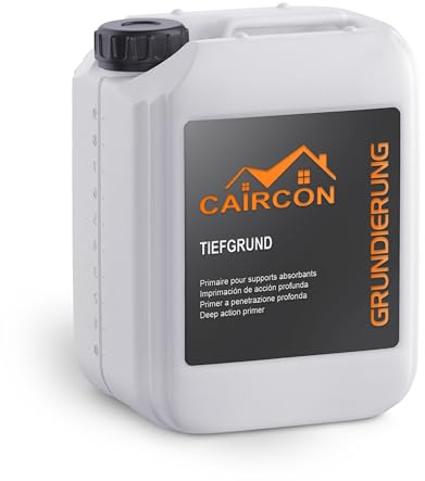 CAIRCON Tiefgrund – Grundierung für innen & außen | Beton, Putz & Gipskarton - 10L