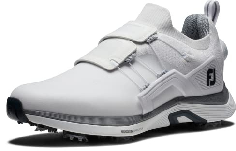 Footjoy Herren Hyperflex Boa Previous Season Style Golfschuh, Weiss/opulenter Garten, 44.5 EU