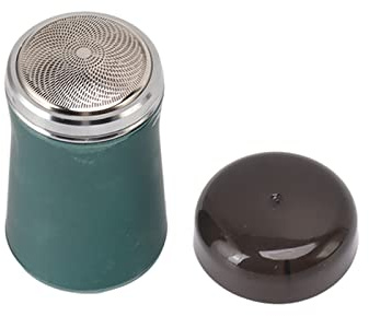 Fockety Mini Cortabarba Eléctrico, Motor Silencioso 2w 3 Cabezales 6600 RPM (Verde)