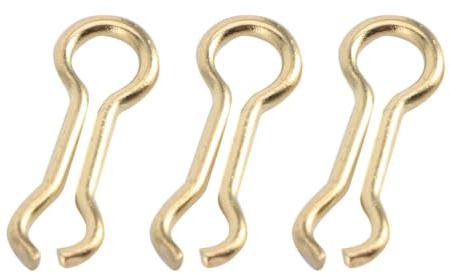 SUNGOOYUE 300 UNIDS Alambre de Pesca Ojos Plomo, Carpa Alambre de Pesca Ojos Plomo Acero Aleación Tornillo Conductores Mold Loops Aparejo Accesorio (S)