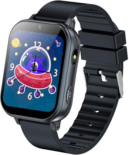 PTHTECHUS Smartwatch Educativo per Bambini 3-12 Anni – Orologio Intelligente con Fotocamera, Lettore MP3, 20+ Giochi Didattici, Tracciamento Abitudini – Cadeau Sicuro