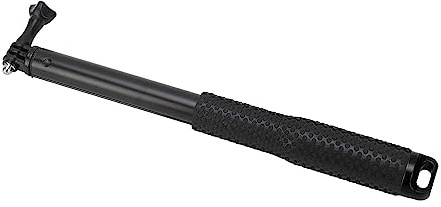Action Camera Selfie Stick Bastone Selfie Portatile di Lunga Durata 36 Pollici Lega di Alluminio Retrattile a 3 velocità per Streaming Live (BLACK)