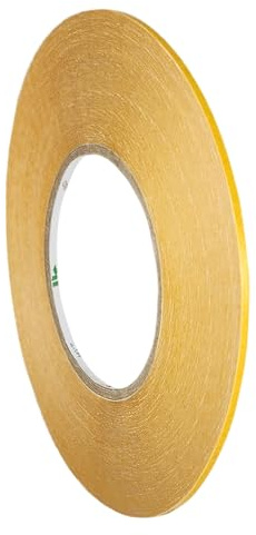 KLEBESHOP24 Duplocoll 370 Montageklebeband doppelseitig weiß, 3 mm x 50 m | stark klebend, aus reißfester PVC-Folie