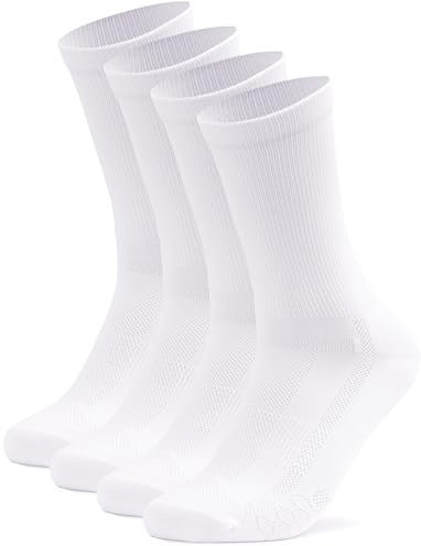 Occulto Herren & Damen Rennradsocken 2er Pack (Modell: Eddy), Fahrradsocken 2 X Weiß 35-38